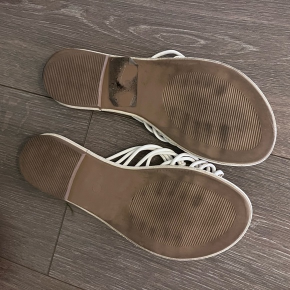 Seychelles Authentic White Strappy Slide Sandals / Mykonos sandal - Picture 5 of 6